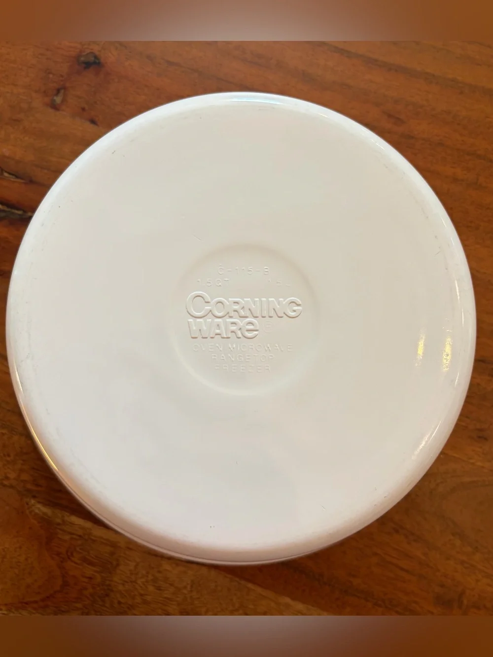 Corning Ware Classic Elegance 1.5L Casserole Dish C-115-B Mille Fleur with Lid